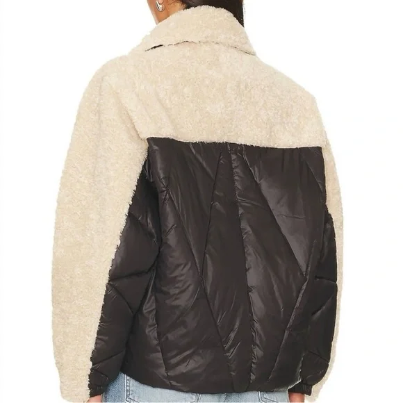 NWOT Heartloom Solas Puffer Sherpa coat - Picture 5 of 8